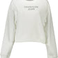 Chic White Embroidered Logo Sweatshirt