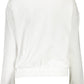 Elegant White Cotton Sweatshirt