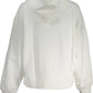 Elegant White Brushed Cotton Hoodie
