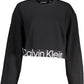 Chic Black Sweatshirt with Contrast Details