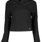 Sleek Hooded Sweatshirt with Contrasting Logo
