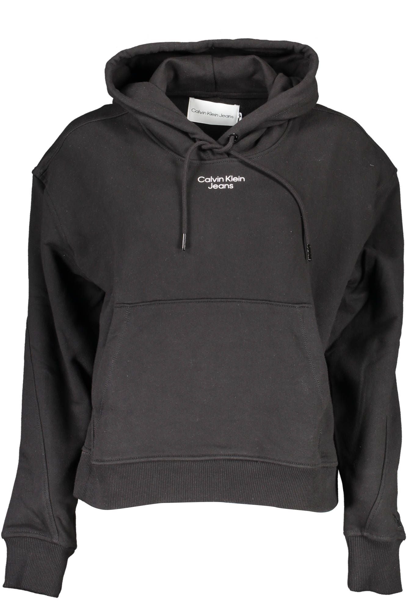 Elegant Cotton Hooded Sweatshirt with Logo