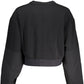 Chic Black Sweatshirt with Contrast Details