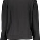 Chic Embroidered Black Sweatshirt