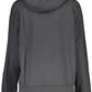 Chic Black Hooded Sweatshirt with Logo Accent