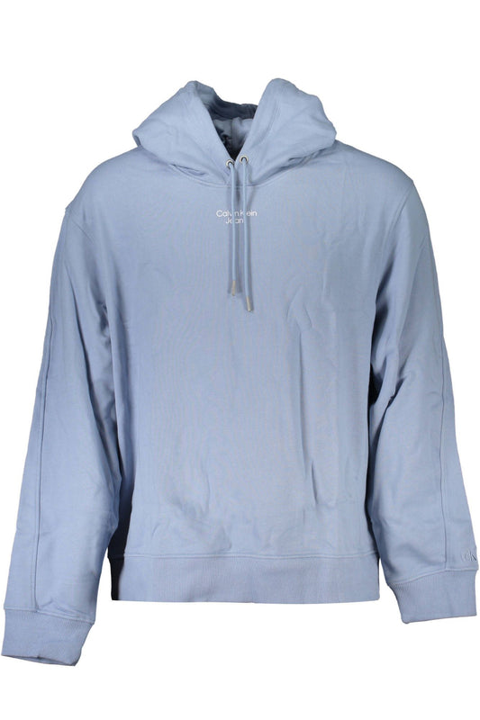 Elegant Light Blue Hooded Sweater