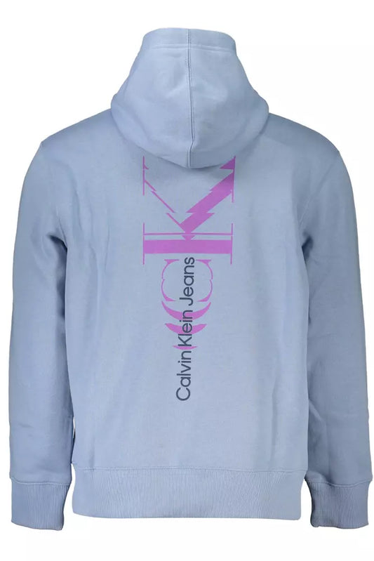 Elevated Light Blue Hooded Sweatshirt