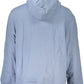 Elegant Light Blue Hooded Sweater