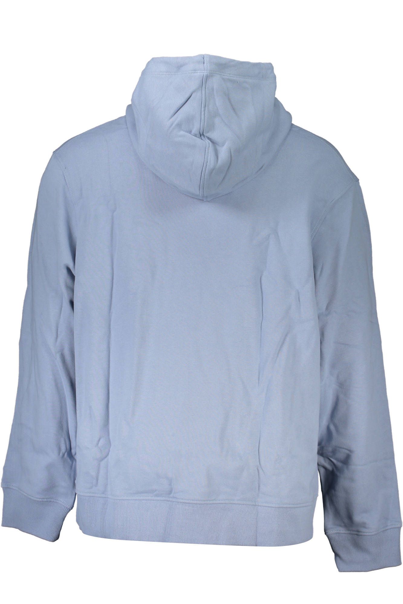 Elegant Light Blue Hooded Sweater