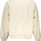 Beige Embroidered Crew Neck Sweater