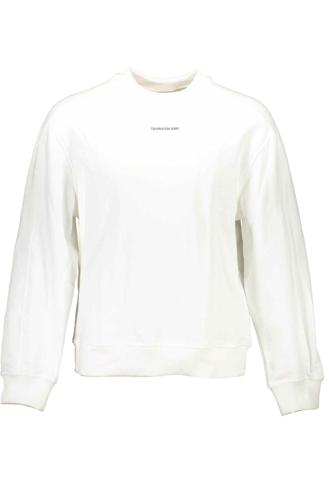 Elegant White Cotton Sweatshirt