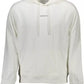 Elegant White Hooded Sweatshirt with Logo Print
