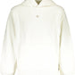 Chic White Hooded Sweatshirt with Logo