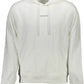 Sleek White Organic Hoodie with Logo Print