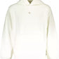 Elegant White Hooded Sweatshirt with Logo