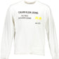 Elegant White Organic Cotton Sweatshirt
