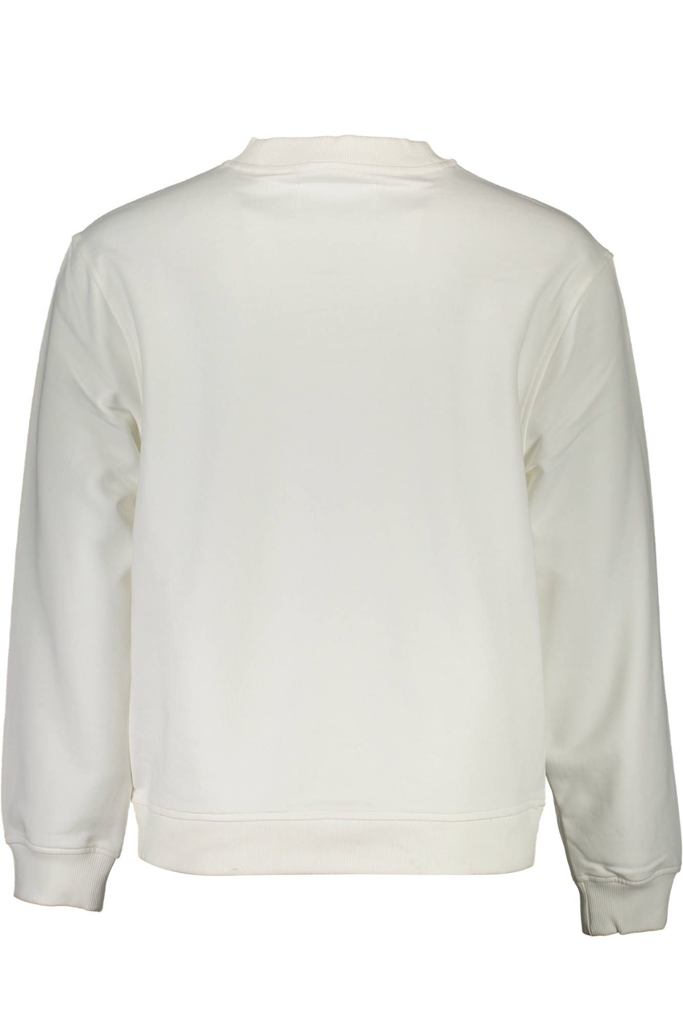 Elegant White Logo Print Sweatshirt