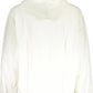 Chic White Hooded Sweatshirt with Logo