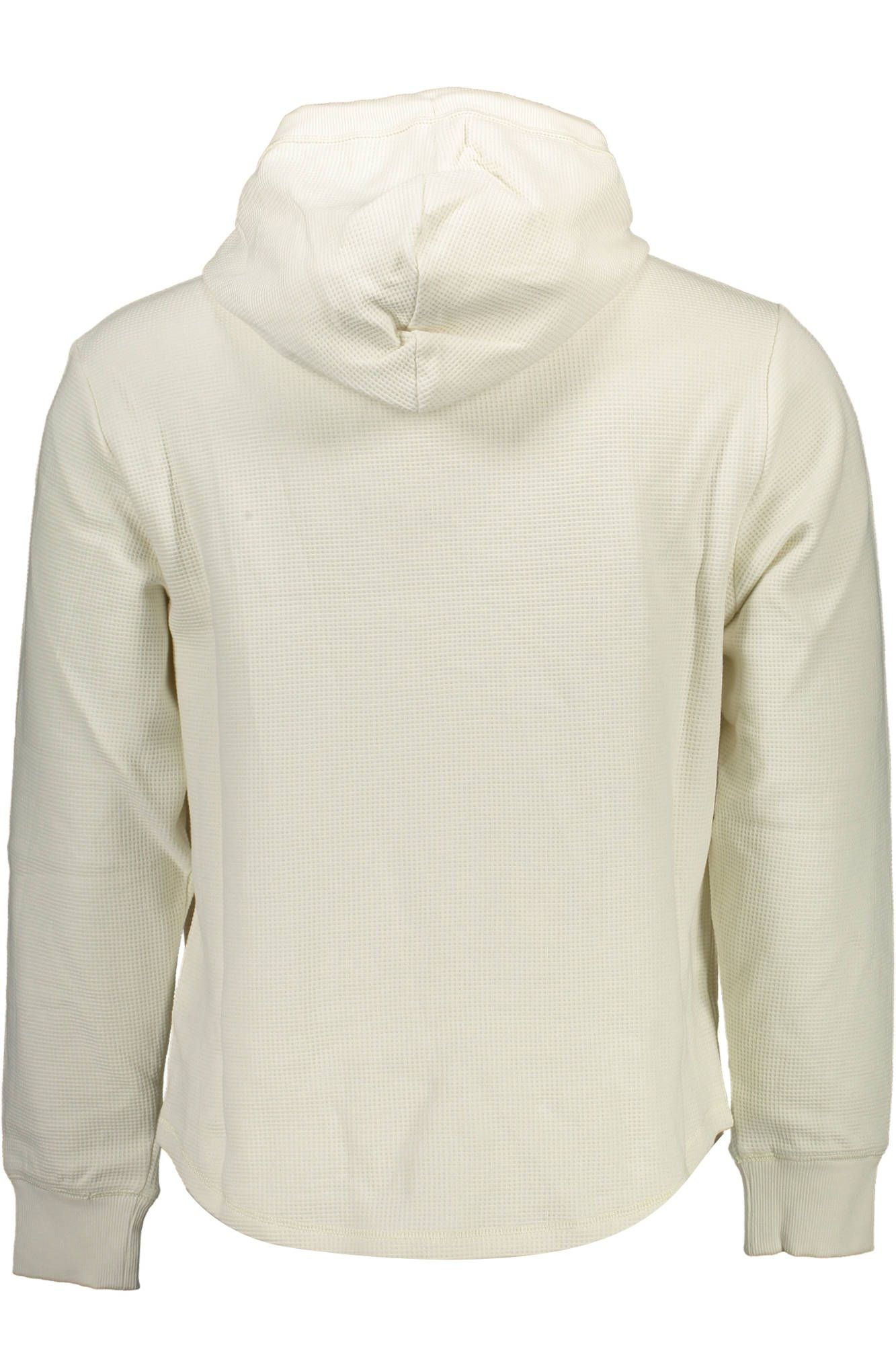 Elegant White Hooded Sweatshirt