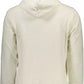 Elegant White Hooded Sweater