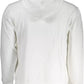 Chic White Fleece Hooded Sweatshirt