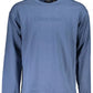 Sleek Long-Sleeved Blue Sweatshirt