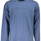 Elevated Blue Cotton Sweater for Men