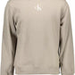 Elegant Gray Embroidered Sweatshirt for Men