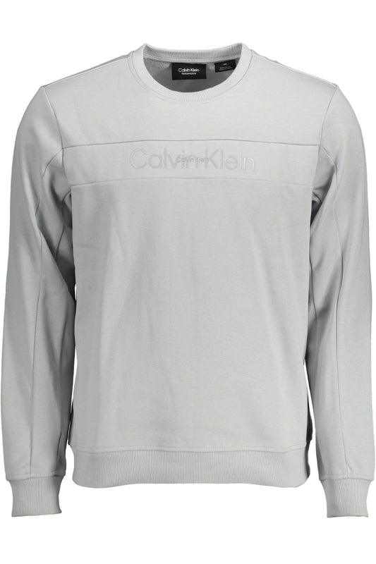 Chic Gray Contrasting Detail Sweatshirt