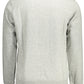 Chic Gray Logo Print Sweater