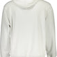 Sleek Gray Hooded Sweatshirt with Contrast Details
