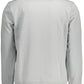 Chic Gray Contrasting Detail Sweatshirt