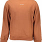 Sleek Cotton Logo Sweatshirt in Brown