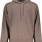 Eco-Conscious Hooded Brown Sweatshirt