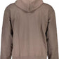 Eco-Conscious Hooded Brown Sweatshirt