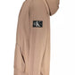 Elegant Long-Sleeved Hooded Sweatshirt in Brown