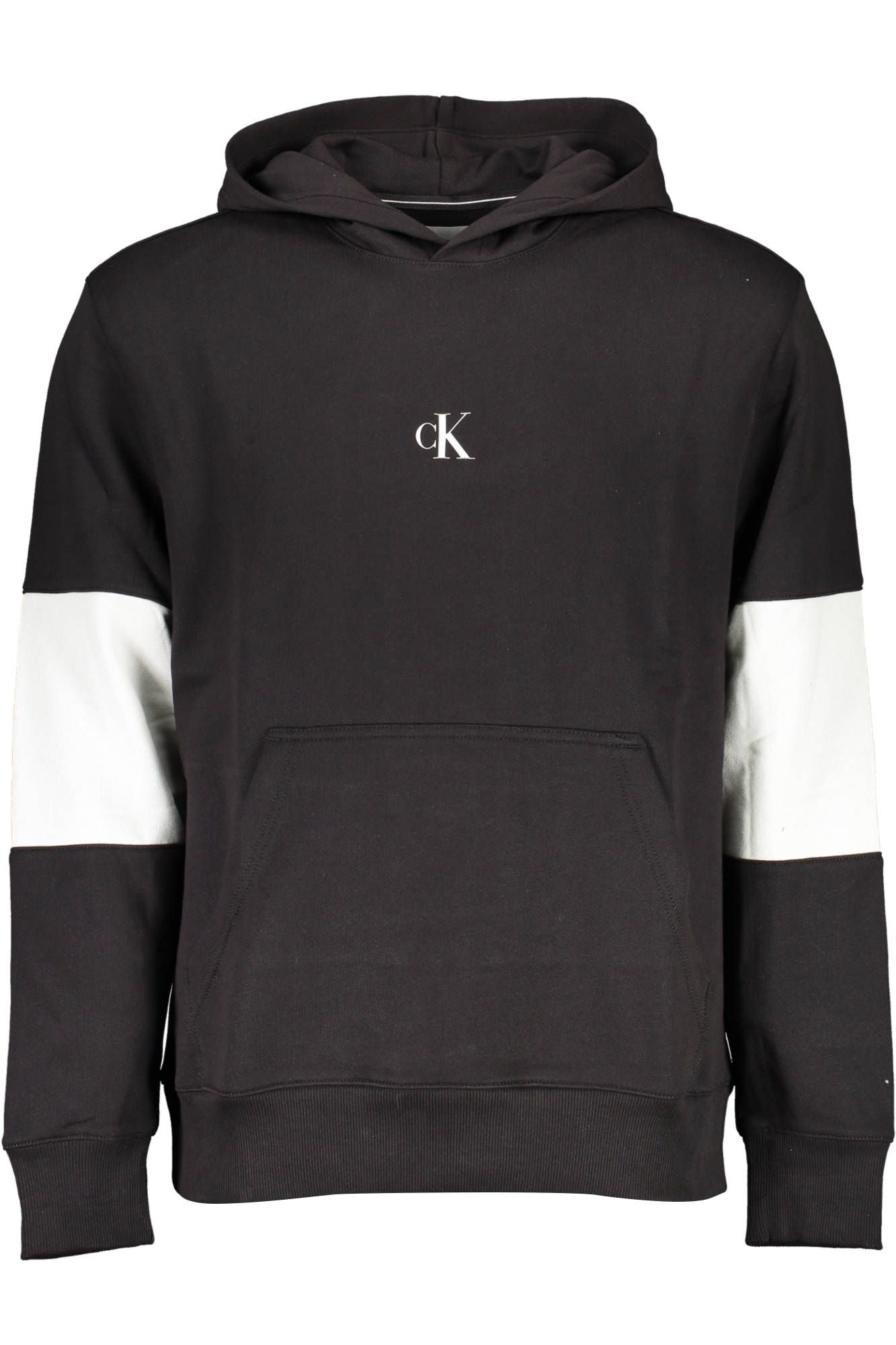 Sleek Hooded Sweatshirt with Contrasting Logo