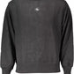 Sleek Black Cotton Sweatshirt with Iconic Logo