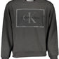Eco-Conscious Black Sweatshirt with Logo Print
