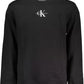 Sleek Black Embroidered Logo Sweatshirt