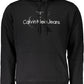 Sleek Hooded Sweatshirt with Contrasting Embroidery