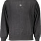 Sleek Black Cotton Sweatshirt for Men