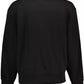 Chic Black Embroidered Logo Sweatshirt