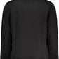 Sleek Black Embroidered Logo Sweatshirt