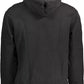 Sleek Cotton Hooded Sweatshirt with Logo Print