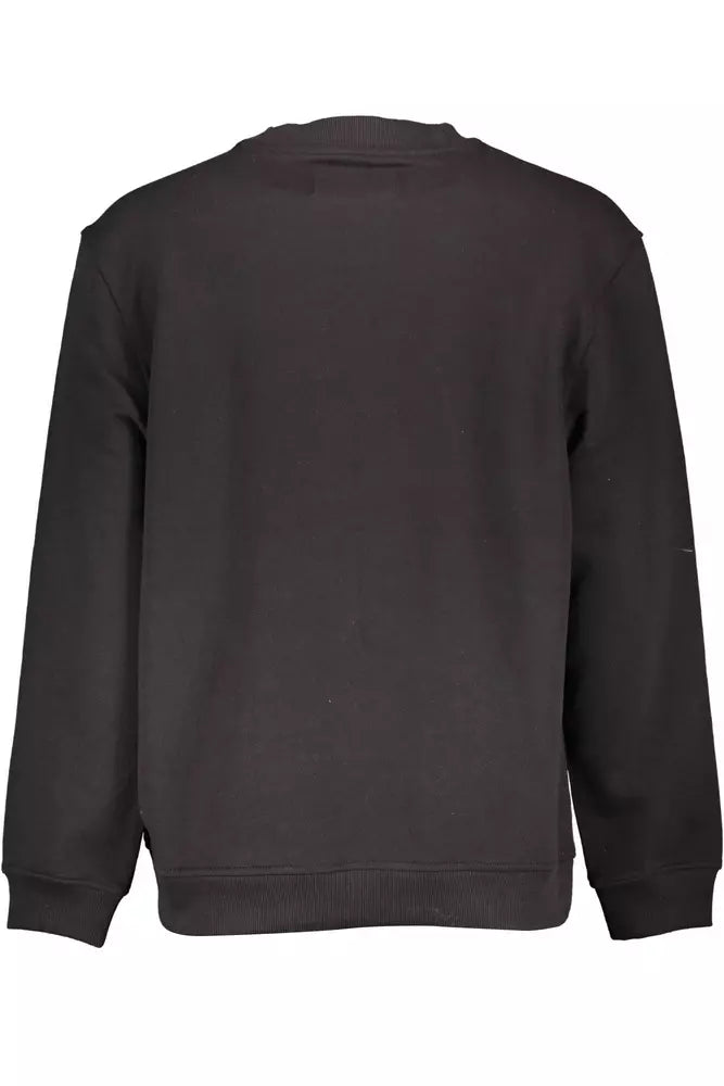 Sleek Cotton Sweatshirt with Logo Print