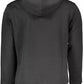 Sleek Cotton Blend Hooded Sweatshirt