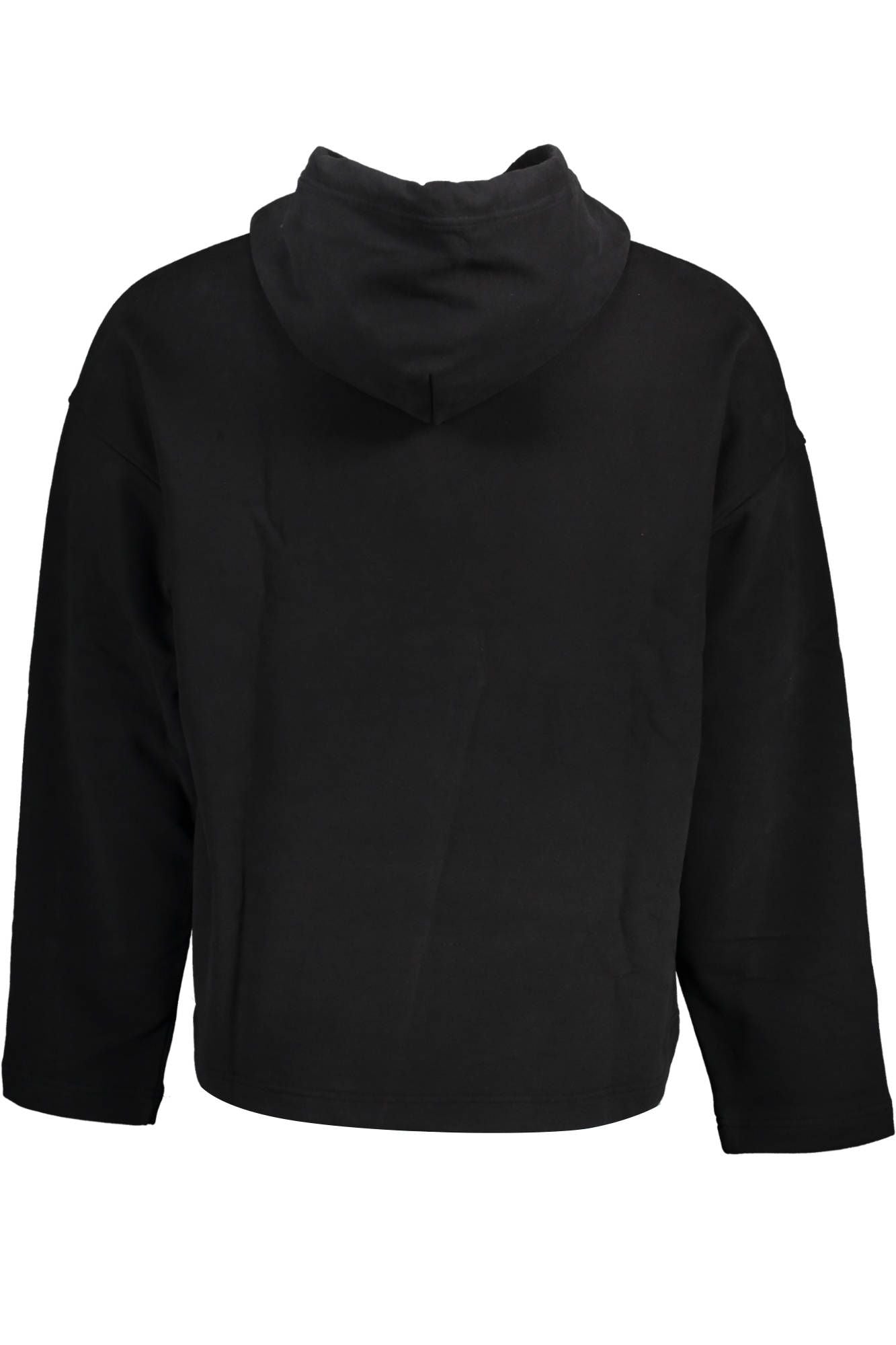 Eco-Friendly Black Hooded Sweatshirt