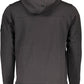 Elegant Black Hooded Sweatshirt with Logo