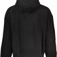 Elegant Fleece Hooded Sweatshirt in Black